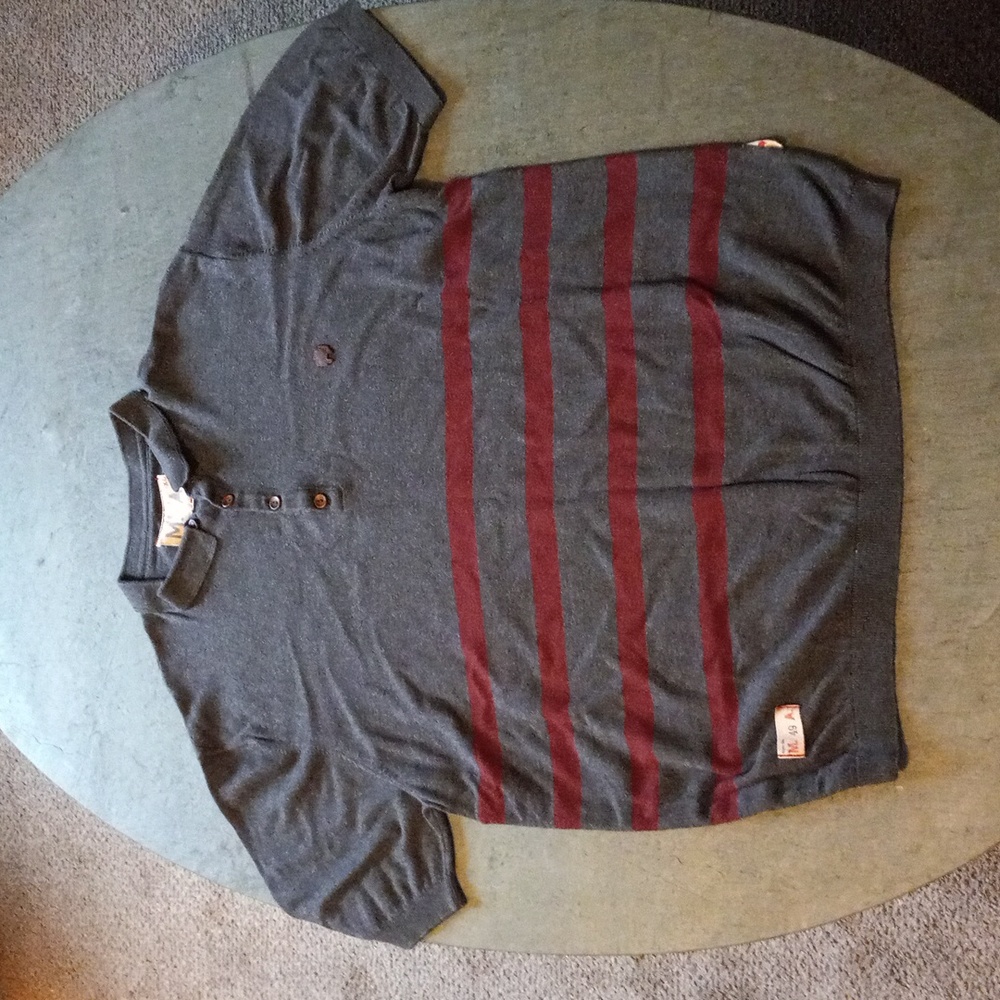 Marshall Artist Striped Polo Shirt UK Designer, XL